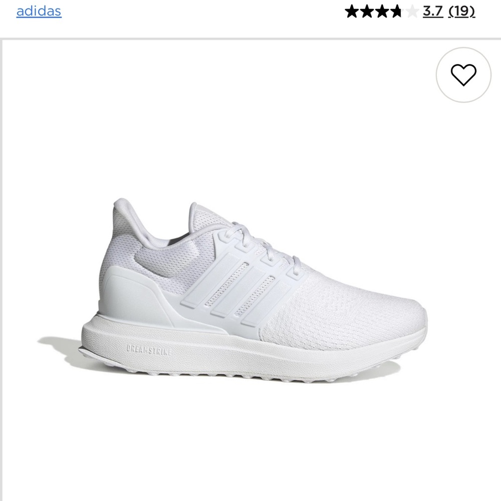 Adidas All-White Running Shoes
